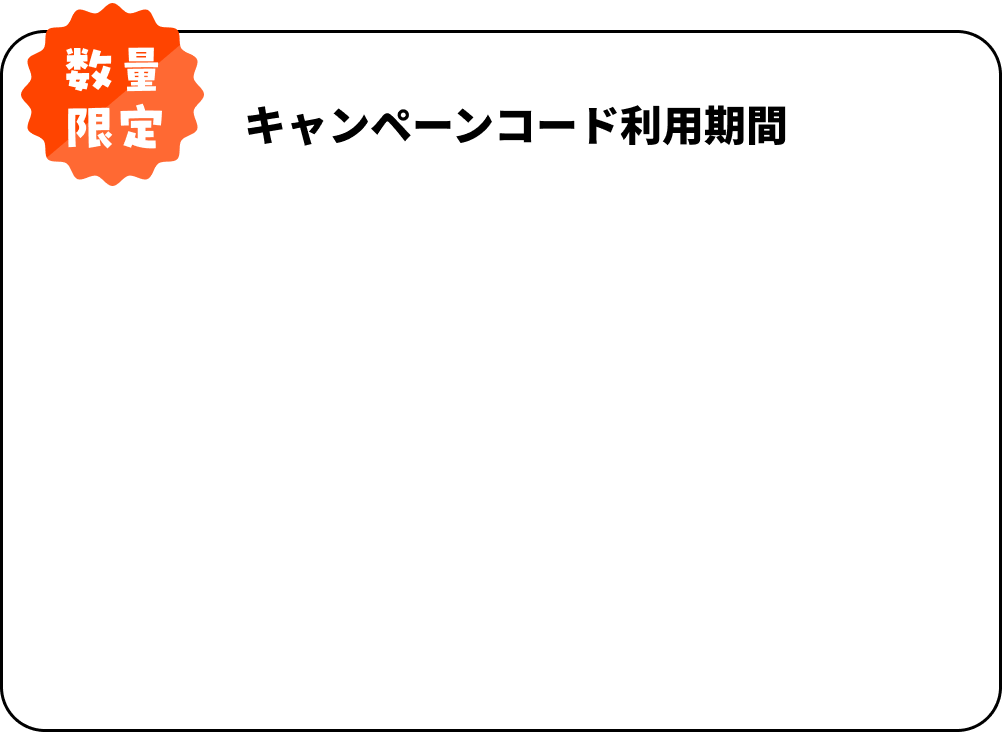 数量限定